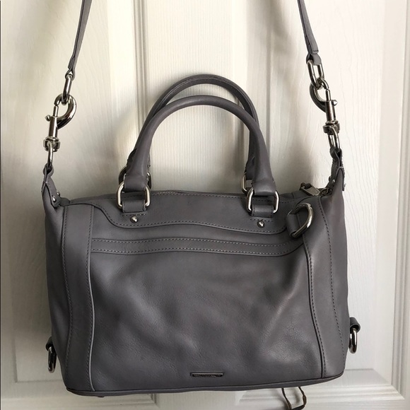 Rebecca Minkoff M.A.B. Mini Satchel in Dove Grey - Picture 3 of 8
